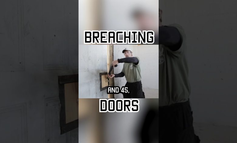 How to open a door with a shotgun #shorts #military