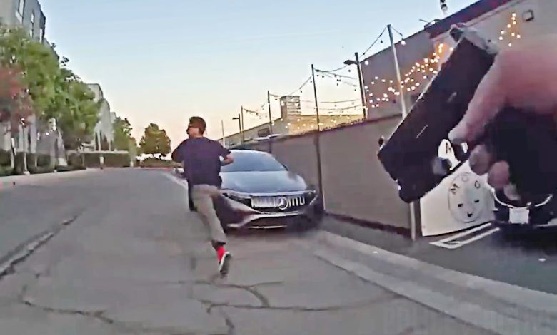 LAPD Cop Shoots Suspect Who Pointed Gun While Fleeing