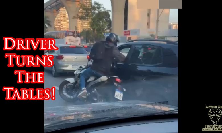 Driver Turns The Tables On Armed Robber