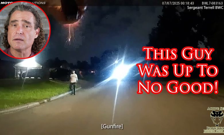 Violent Felon Refuses To Drop His Firearm