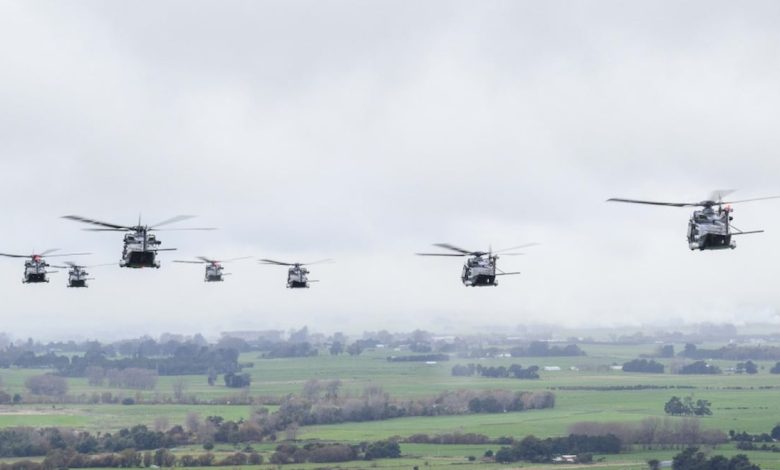 New Zealand NH90 helicopters fly record distance across Tasman Sea