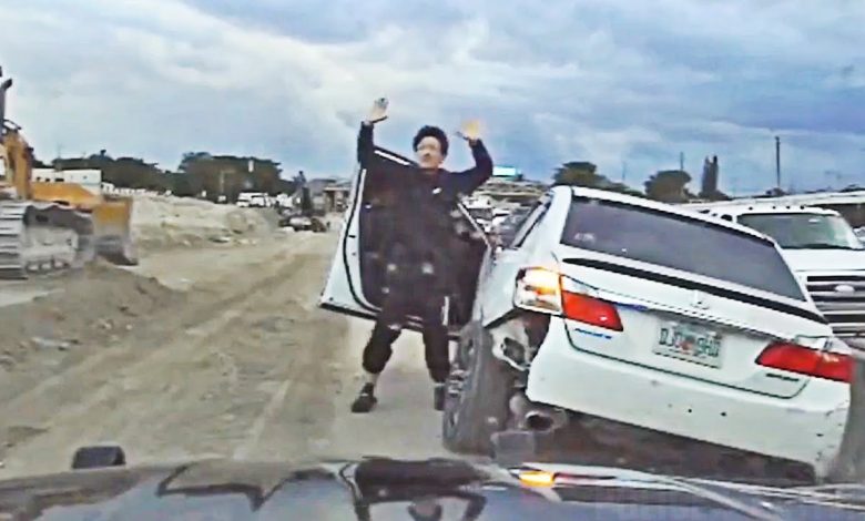 Teen Driver Pushes Honda To The Limit Trying To Escape Police
