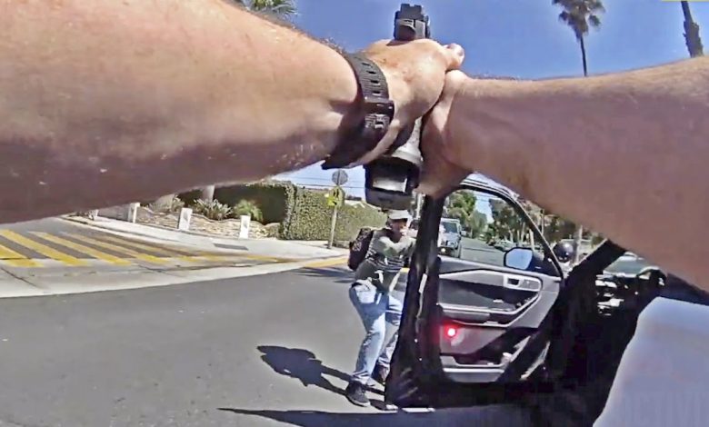 Anaheim Officer Shoots Suspect Charging With a Shovel
