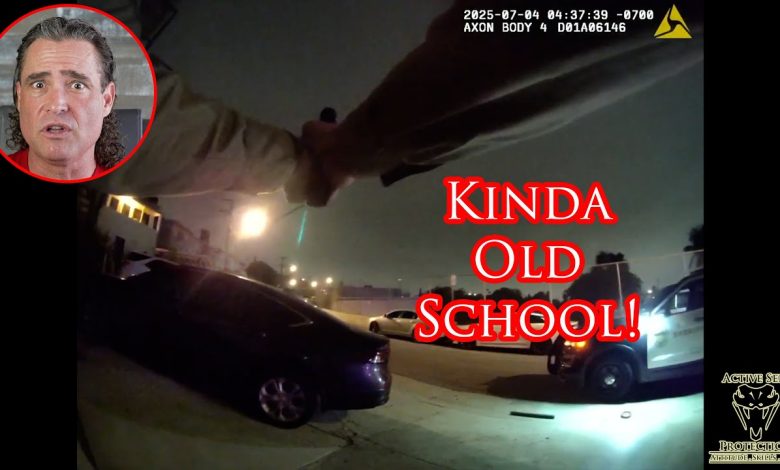 Deputy Uses Rarely-Seen Laser Sight To Drop Perp!