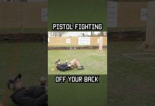 P*stol fighting off your back #shorts #selfdefense #selfdefense