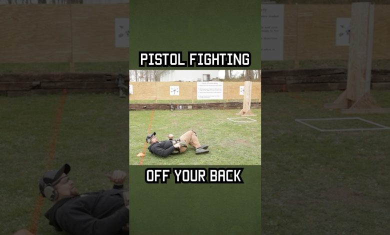 P*stol fighting off your back #shorts #selfdefense #selfdefense