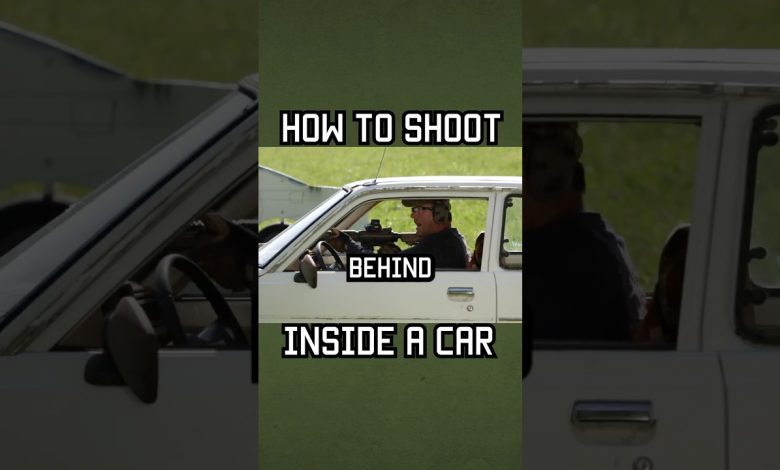 How to safely shoot from inside a car #shorts #car #selfdefense