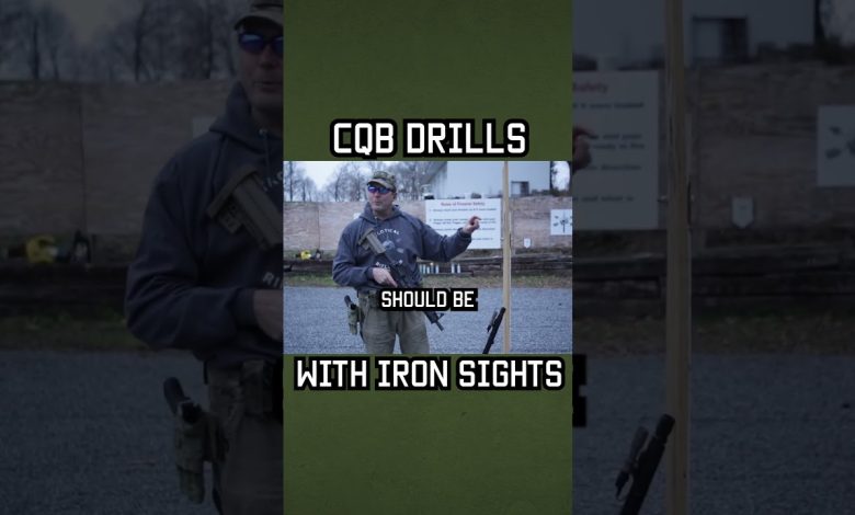 Special Forces CQB Drills with Iron Sights #shorts #specialforces