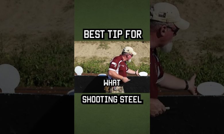 Here’s the BEST TIP for taking down steel targets #shorts #training #shoot