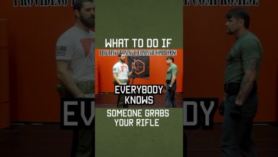 What to do if someone grabs your rifle #shorts #selfdefense