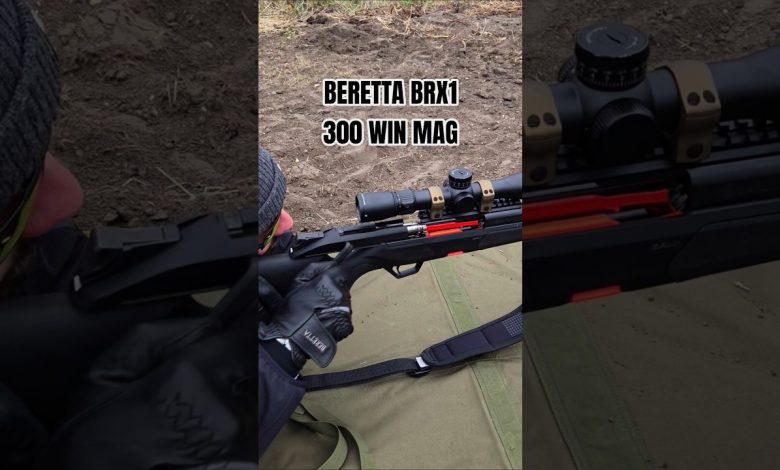 Beretta BRX1 Straight Pull Action 300 WIN MAG 💥 Suppressed w/ @SilencerCo OMEGA 300 #brx1