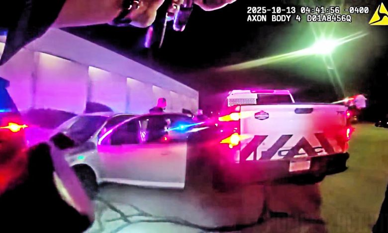 Police Shoot Suspect Who Rammed Patrol Vehicle And Charged With Knife