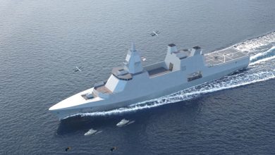 Singapore launches “Battlestar Galactica”-like warship with drones
