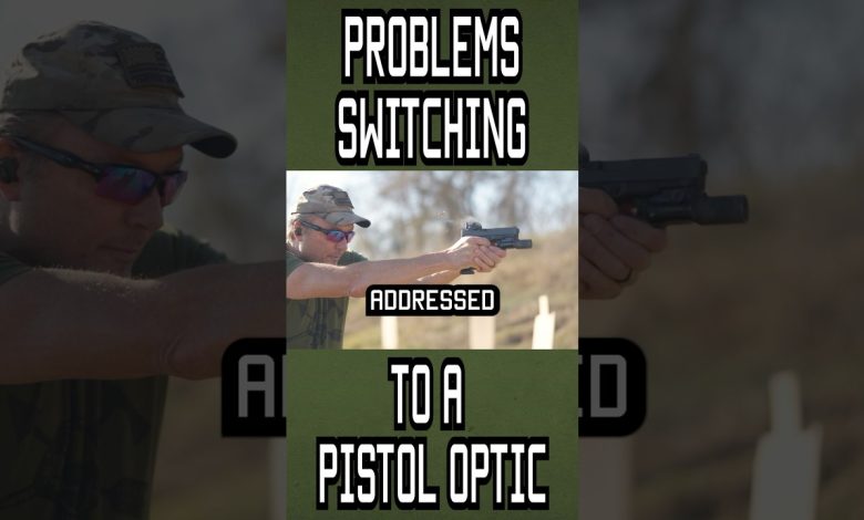 Problems switching to a pistol optic? #shorts #shoot