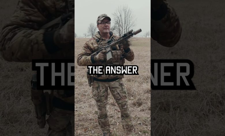 Should you RELOAD your rifle, or TRANSITION to your pistol? #shorts #tips #selfdefense