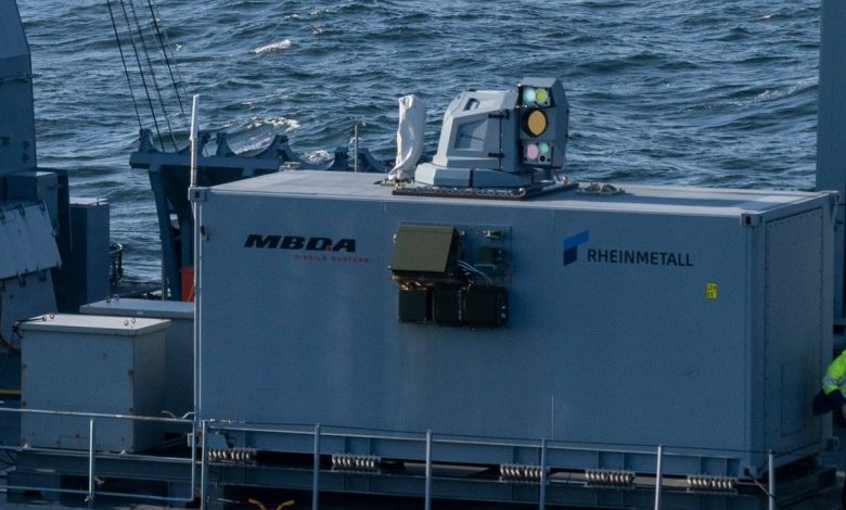 Rheinmetall, MBDA tout German shipborne laser gun for zapping drones Rheinmetall, MBDA tout German shipborne laser gun for zapping drones