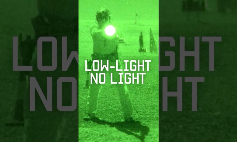How do you train in the dark? #shorts #combat #military #nightvision