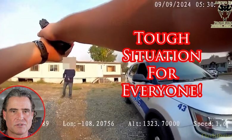 Wyoming Officers Respond To Baseball Bat Wielding Aggressor