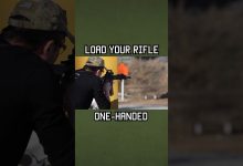 Want to learn how to load your rifle one-handed? Watch this. #shorts #tips #military