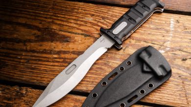 Boker Extension Knife Flips Between Kukri and Drop Point Boker Extension Knife Flips Between Kukri and Drop Point