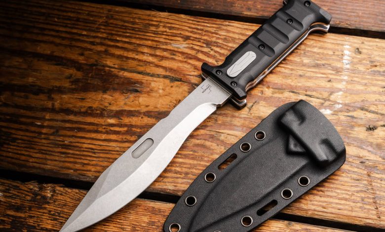Boker Extension Knife Flips Between Kukri and Drop Point