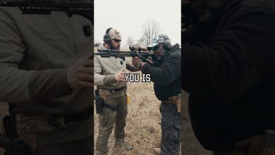 What’s the CORRECT way to hold a rifle? #shorts #opinion #tips