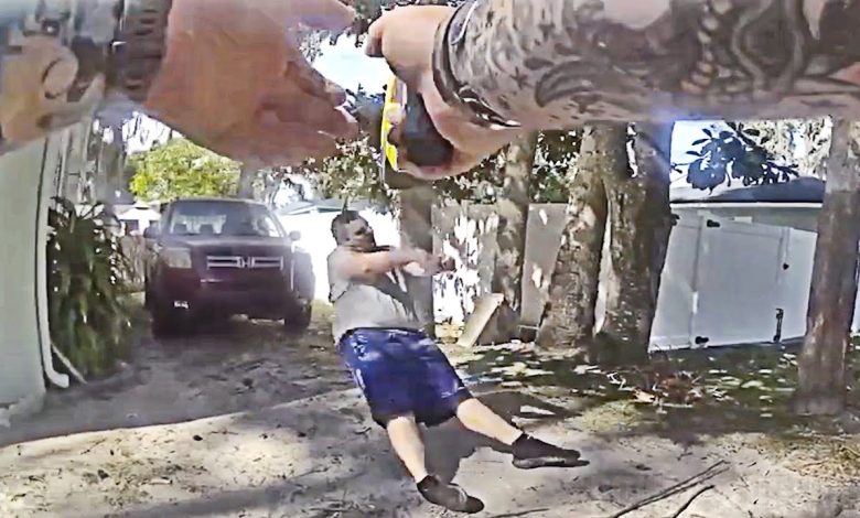 Florida Man Armed With Knife Tased After Family Standoff