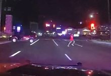 Wild Shootout Between Police And Suspect in front of Southern California In-N-Out