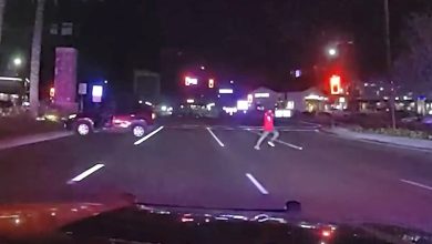 Wild Shootout Between Police And Suspect in front of Southern California In-N-Out