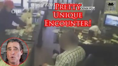 Jewelry Store Shootout Between Armed Robber and Owner Caught on Camera