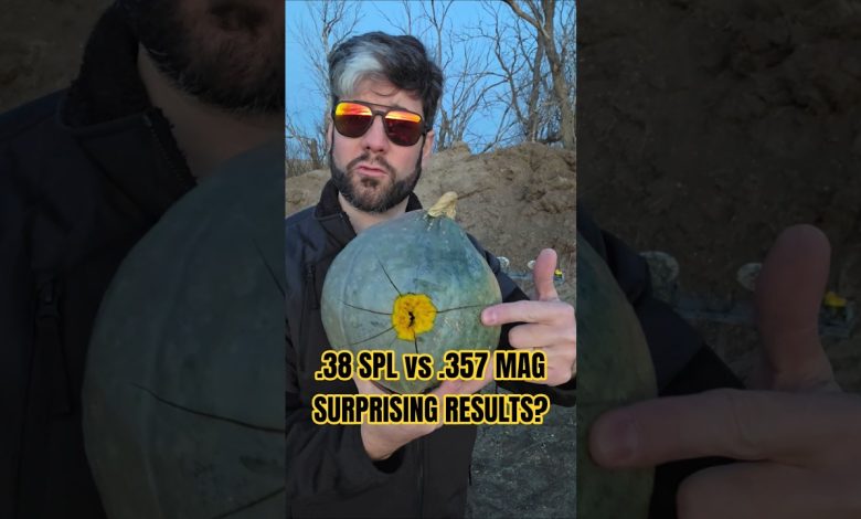 When .38 spl BEATS .357 mag 😬 (choose your bullets accordingly) #357 #38 #wheelgun