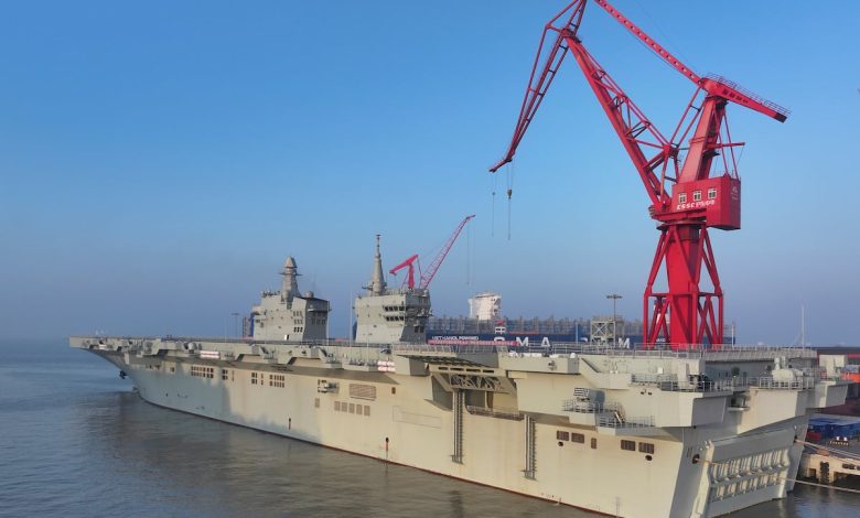 China starts sea trials of amphibious assault ship