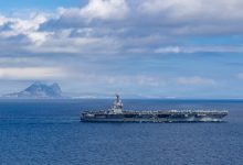US aircraft carrier arrives in the Caribbean in buildup near Venezuela