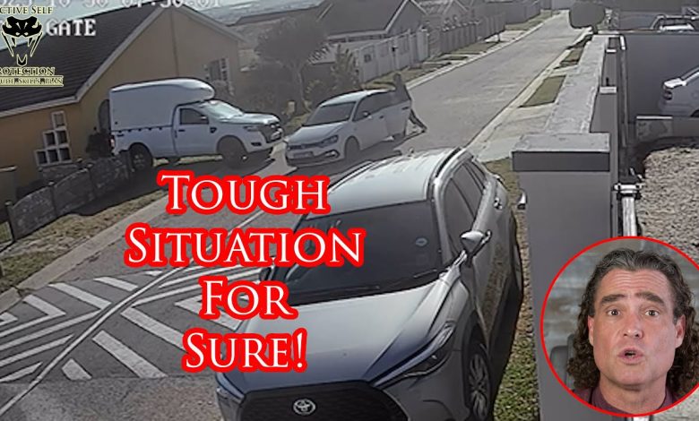 Delivery Driver Must Think Fast To Protect Himself From Carjackers