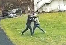 Suspect Throws First Punch Before Engaging Officer in Fight