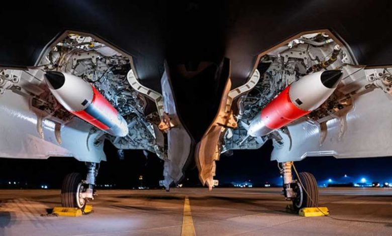 Watch the US Air Force load inert nuclear bombs in F-35 for tests