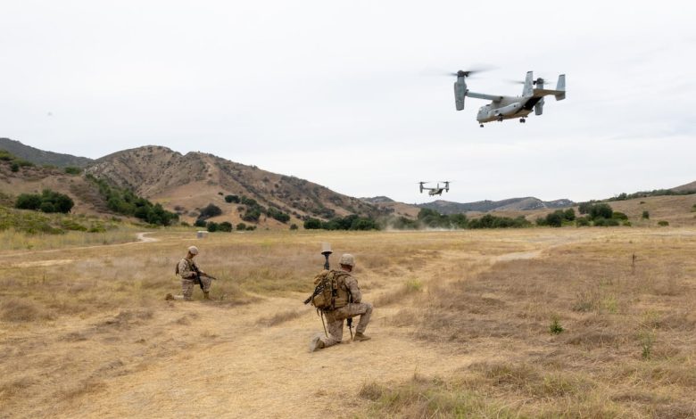 Marines seek Osprey-portable GPS landing system for austere airfields Marines seek Osprey-portable GPS landing system for austere airfields