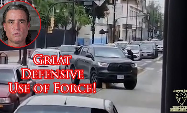 Businessman Prepared For Armed Carjacker