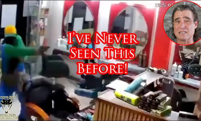 Perp Caught on Camera Using a Back Up Gun!