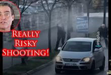 Robbery Turns Into Scary Gunfight For Bystanders!