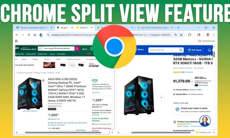 How to Use Google Chrome Split View | Side-by-Side Tabs Made Easy (Demonstration)