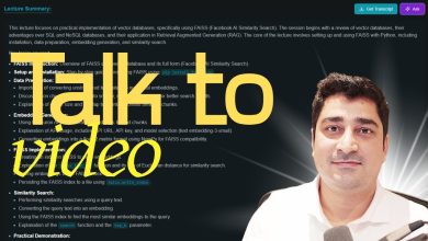 Introducing YouTube like AI Suite in : Talk-to-Video, Summaries, and Transcripts