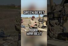 What’s in a Green Beret War Belt? #greenberet #military #specialforces #shorts