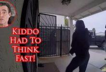 Scary Home Invasion Attempt Caught on Camera Stopped By Astute Kid!