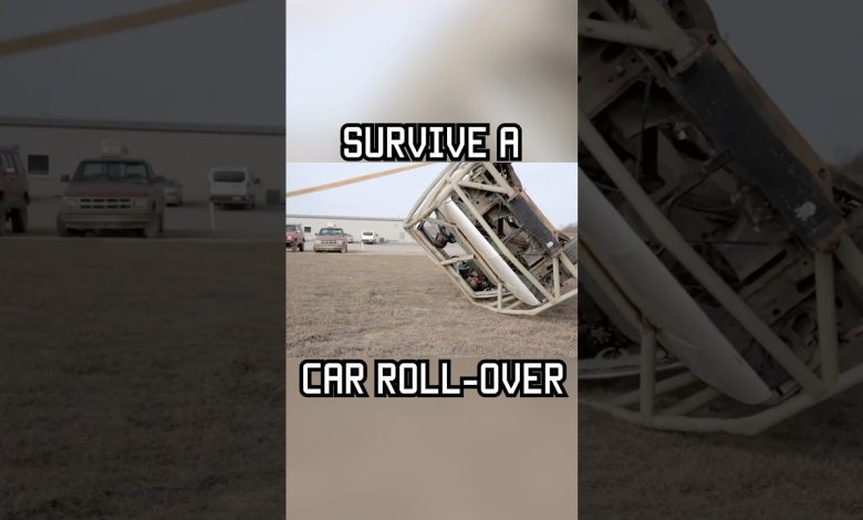 How to SURVIVE a CAR ROLLOVER 🚗 #car #survival #military