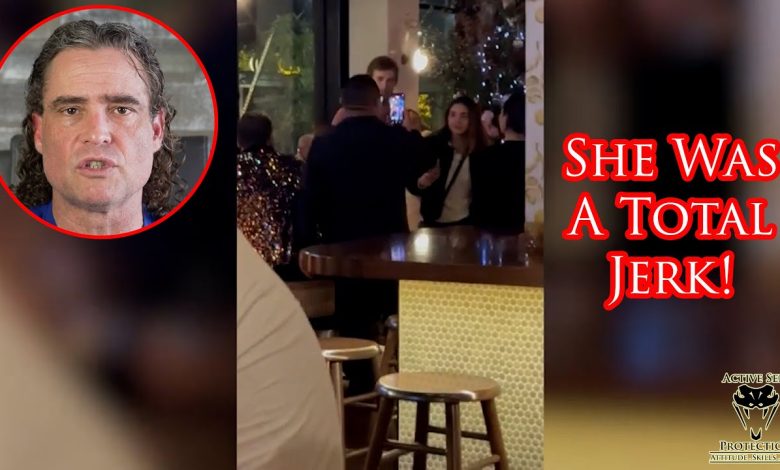 Wait Staff Bounces Angry Drunk Out the Door and Off the Floor!