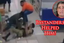 Knife-Wielding Attacker Tries To Steal Officer’s Gun!