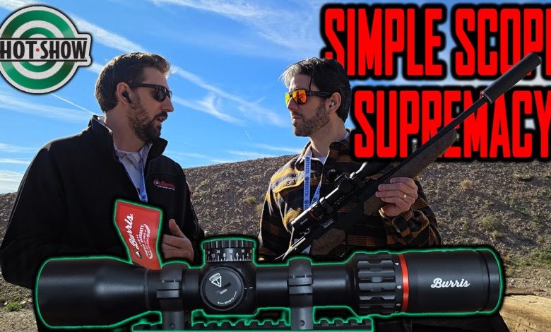 Is Your Rifle Scope Reticle Too Much? A Solid Compromise w/ @BurrisOpticsCompany  | SHOT Show 2026