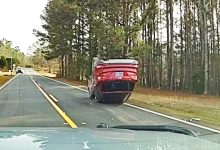 17-Year-Old in Stolen SUV Ends Police Chase in Rollover Crash