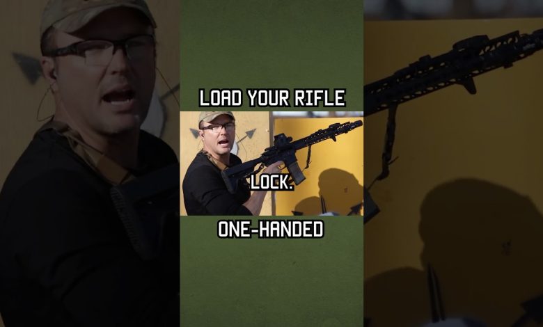 How to load ONE-HANDED, the Special Forces way #specialforces #military #tips
